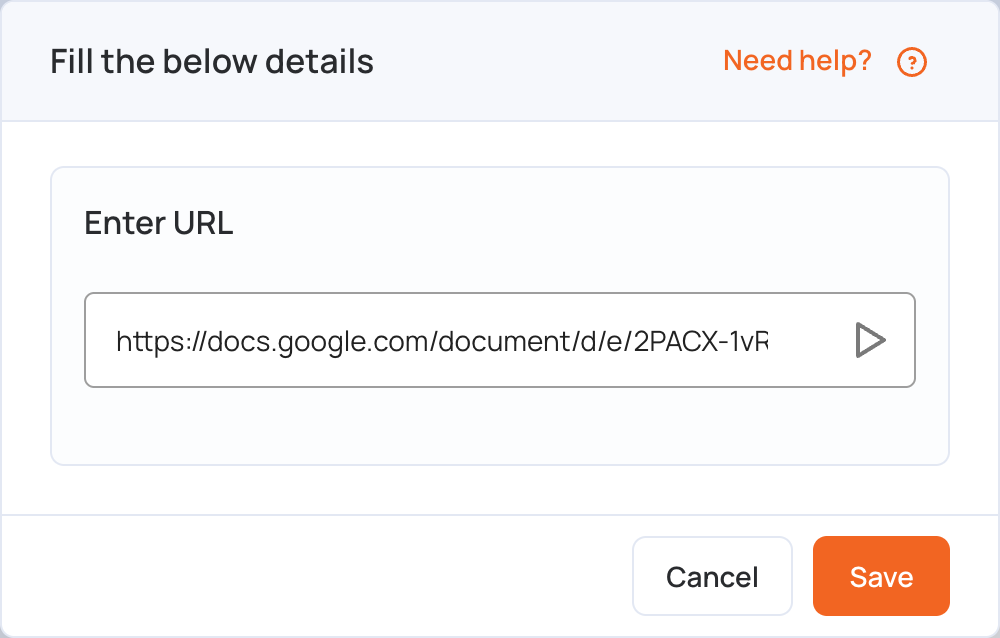 Google Docs window