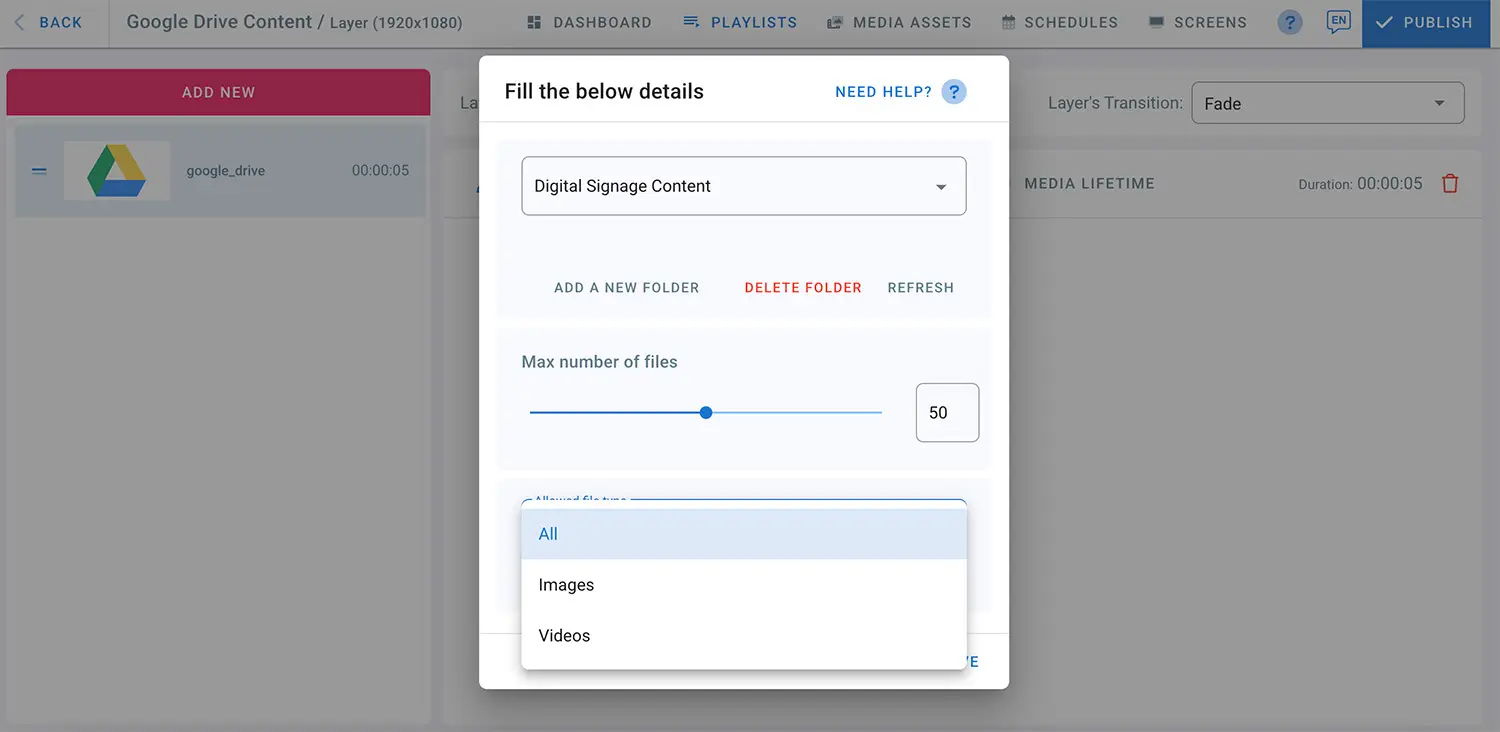 Choose File Type