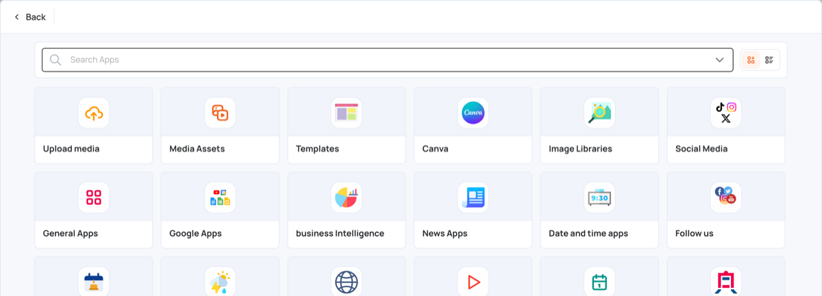 Content apps