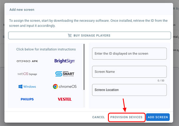 Pre-Provision Devices